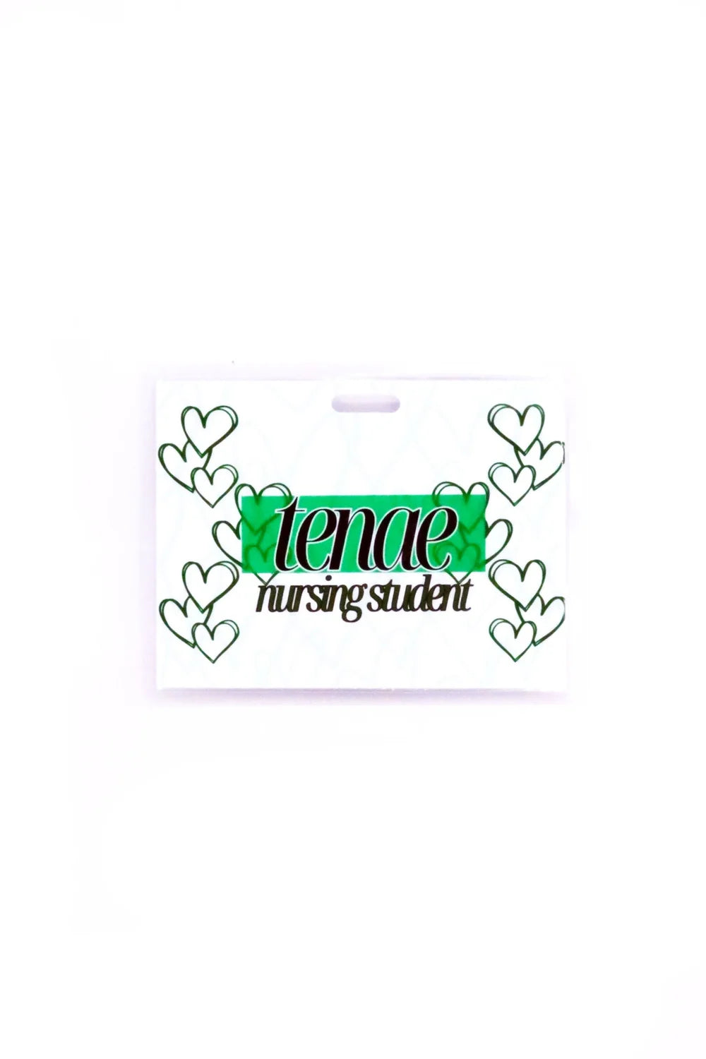 Green Hearts Badge Buddy